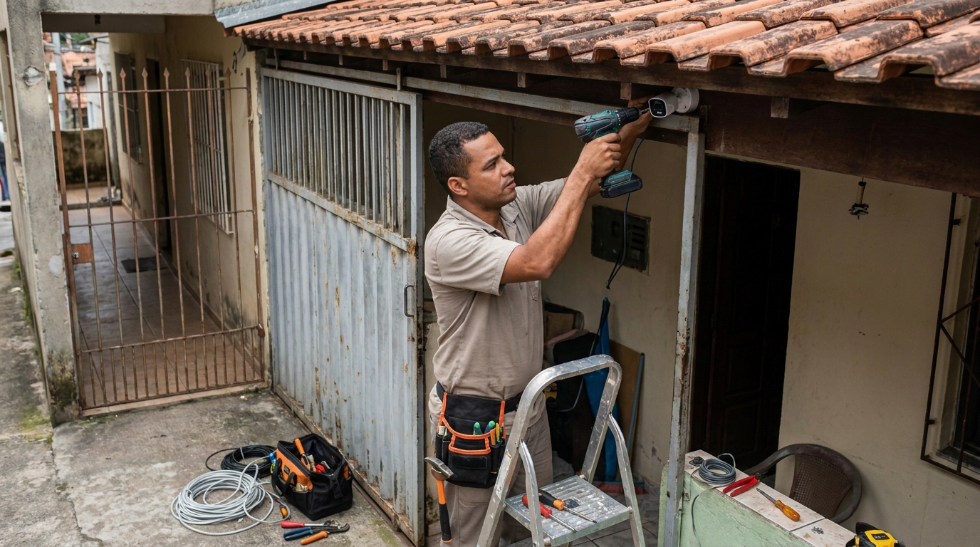Instalação de Câmera Residencial em Londrina‑PR