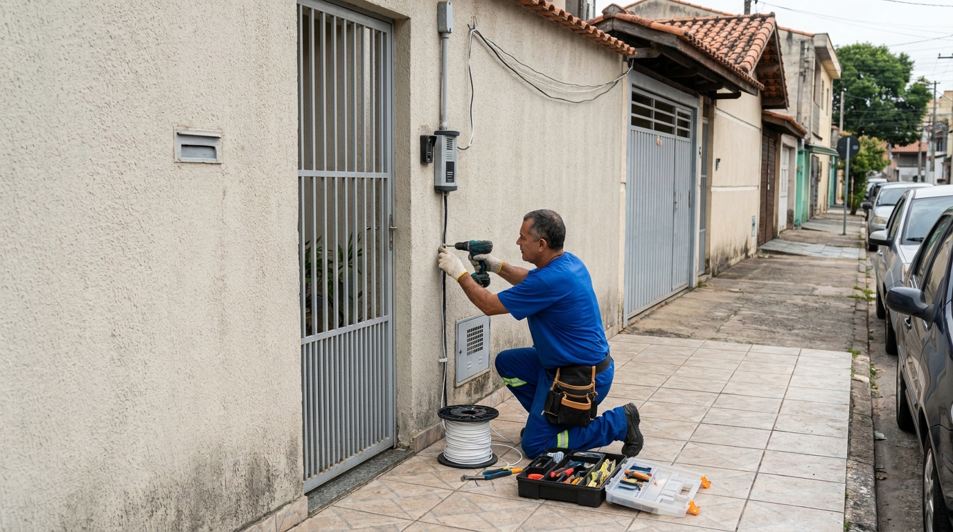 Instalação em Condomínios no Conjunto Farid Libos, Londrina‑PR