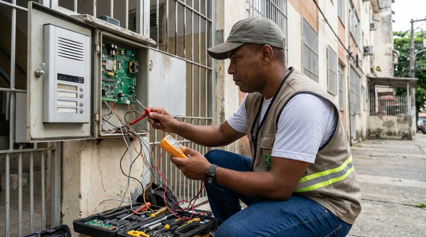 Reparo de Placa e Campainha no Jardim Santa Rita, Londrina‑PR