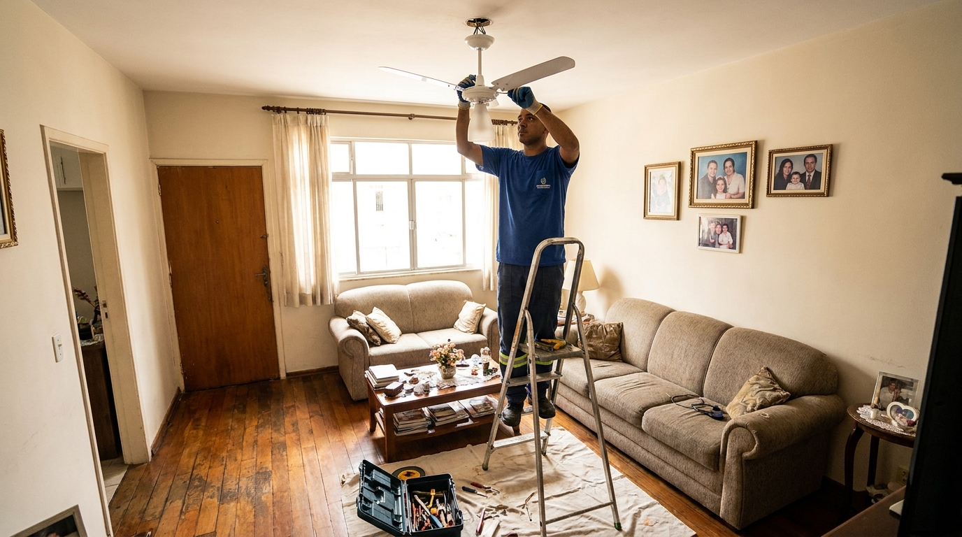 Substituição de Ventilador em Londrina‑PR